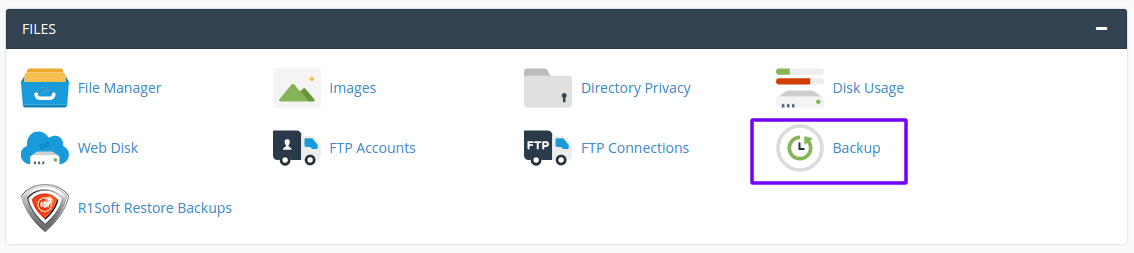 mysql backup cpanel